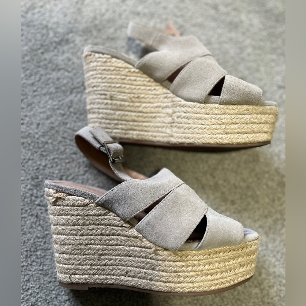 Halogen Alina Espadrille Wedge Sandal SZ 7.5